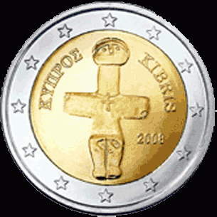 2 Euro UNC Cyprus